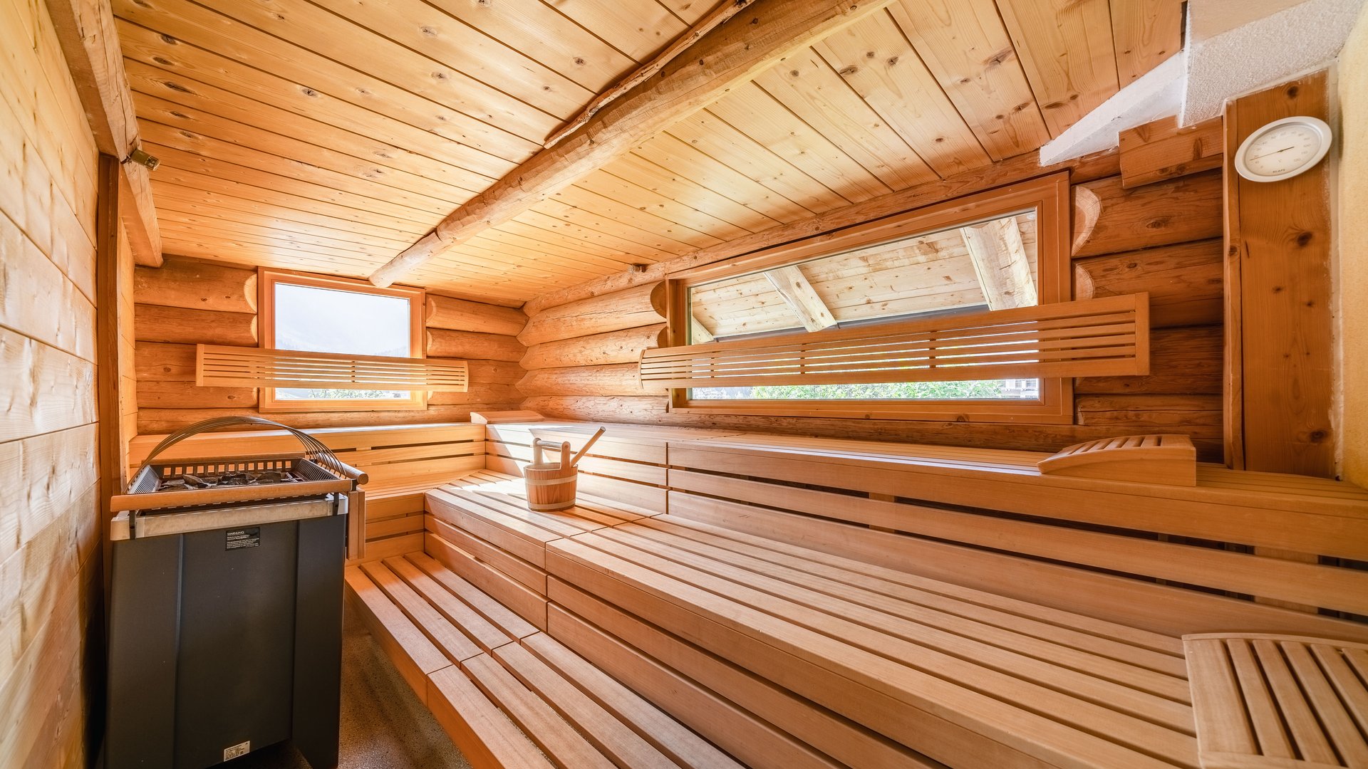 Our sauna oasis in Gerlos • Der Grubacher: Eco Hotel in Tyrol
