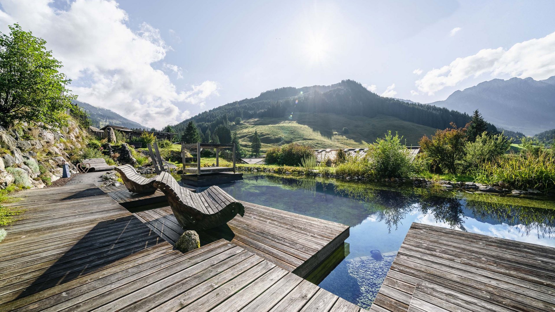 Our water world in Gerlos • Der Grubacher: Eco Hotel in Tyrol